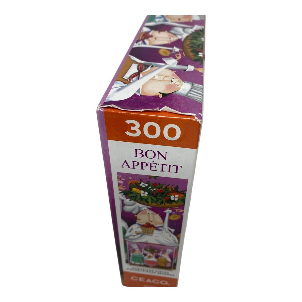 Ceaco Bon Appetit 300 Piece Puzzle Fun Chefs Oversized Pieces NEW - Picture 3 of 6